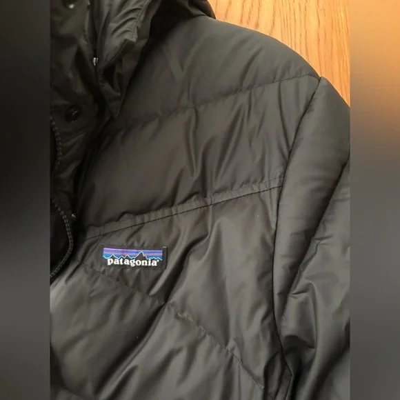 Patagonia Women's Down with it Black Puffer Jacket XXL - Picture 8 of 15